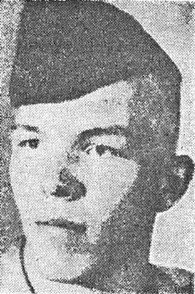 Photo of Private First Class Wayne Douglas Stigen